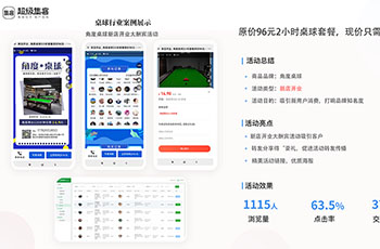營銷拓客娛樂案例-角度桌球